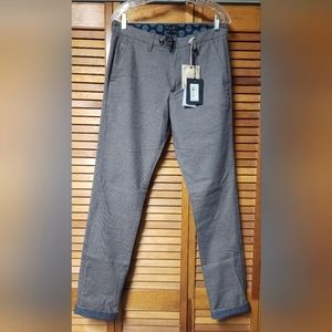 Ted Baker London. Classic fit brushed cotton pants. 30L